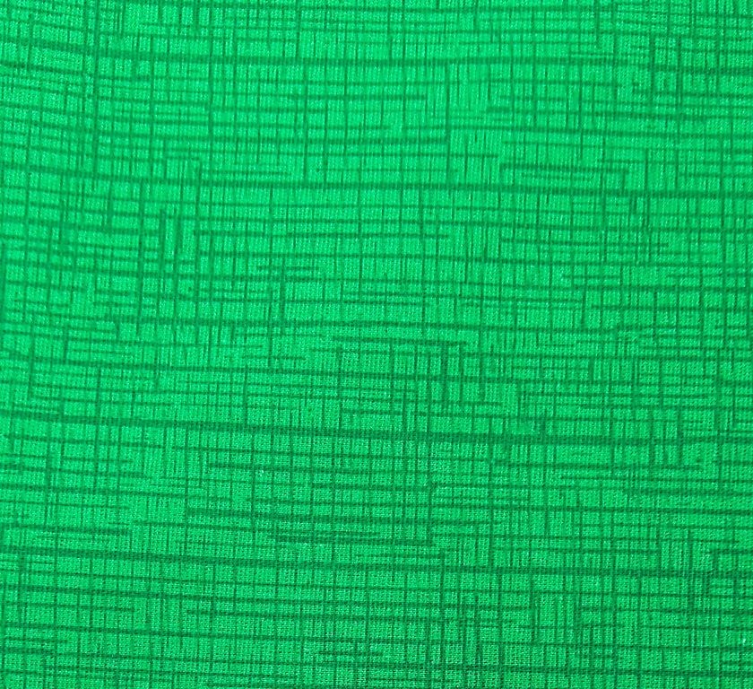 Tecido Tricoline Textura Riscada Verde Folha
