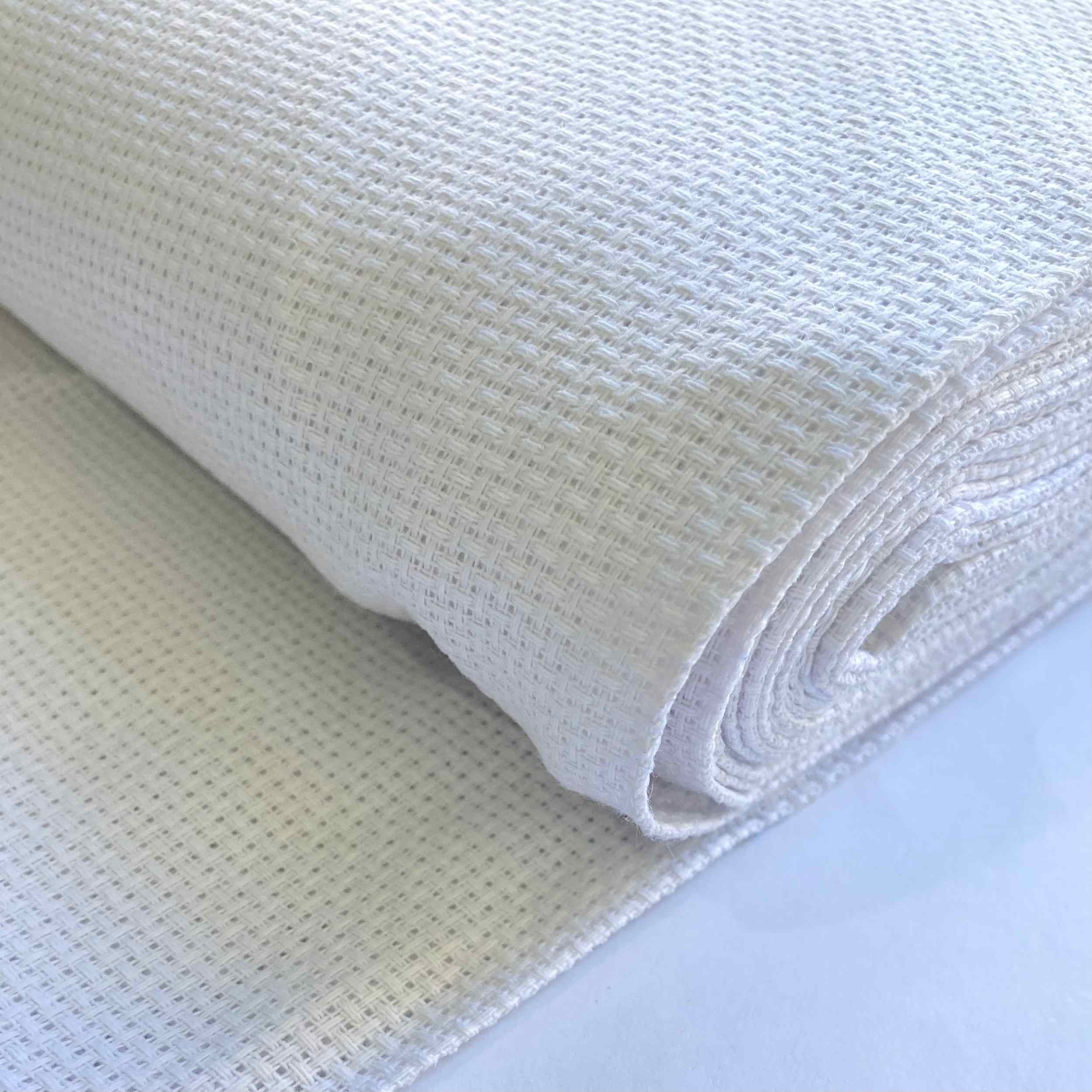 Tecido Etamine Branco Para Bordar 0,50 X 1,40 Mt - Estilotex 100% Algodão 