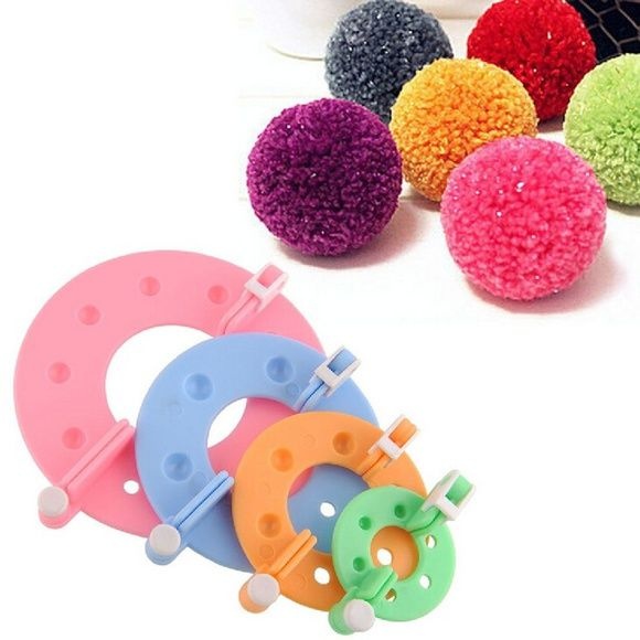 Kit Faz Pom Pom - 4 tamanhos diferentes