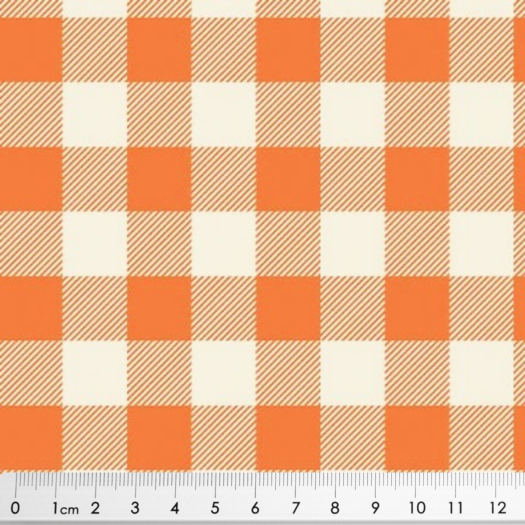 padrão perfeito nas cores laranja e verde água para xadrez, tecido