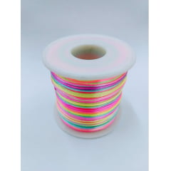 Cordão de Cetim Multicor 2 - Candy Color - 1mm - Pacote com 5 metros 
