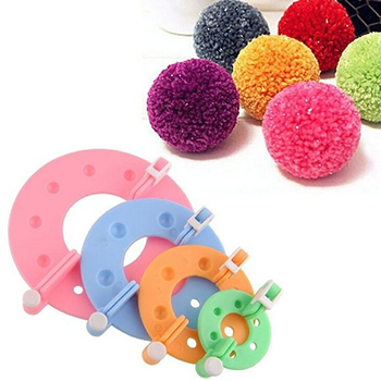 Kit Faz Pom Pom - 4 tamanhos diferentes Kit Faz Pom Pom - 4 tamanhos diferentes