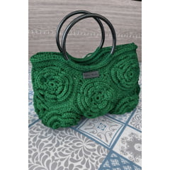 Alça de Bolsa Metal Redonda Banho Verniz para Bolsa de Crochê