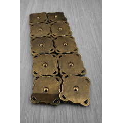 10 und Botão Imantado de Costura Bolsa de Crochê 10 und Botão Imantado de Costura Bolsa de Crochê