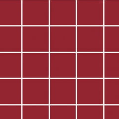 Tecido Tricoline Grid - Fundo Vermelho - Coleção Grid