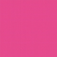 Tecido Tricoline Micro Poá Branco - Fundo Rosa Pink 