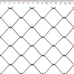 Tecido Tricoline Geométrico Preto e Branco - Coleção Monochrome