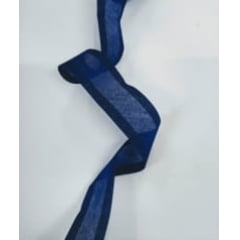 Viés Largo Liso Azul Royal - Cor 15 - Pacote com 5 metros       