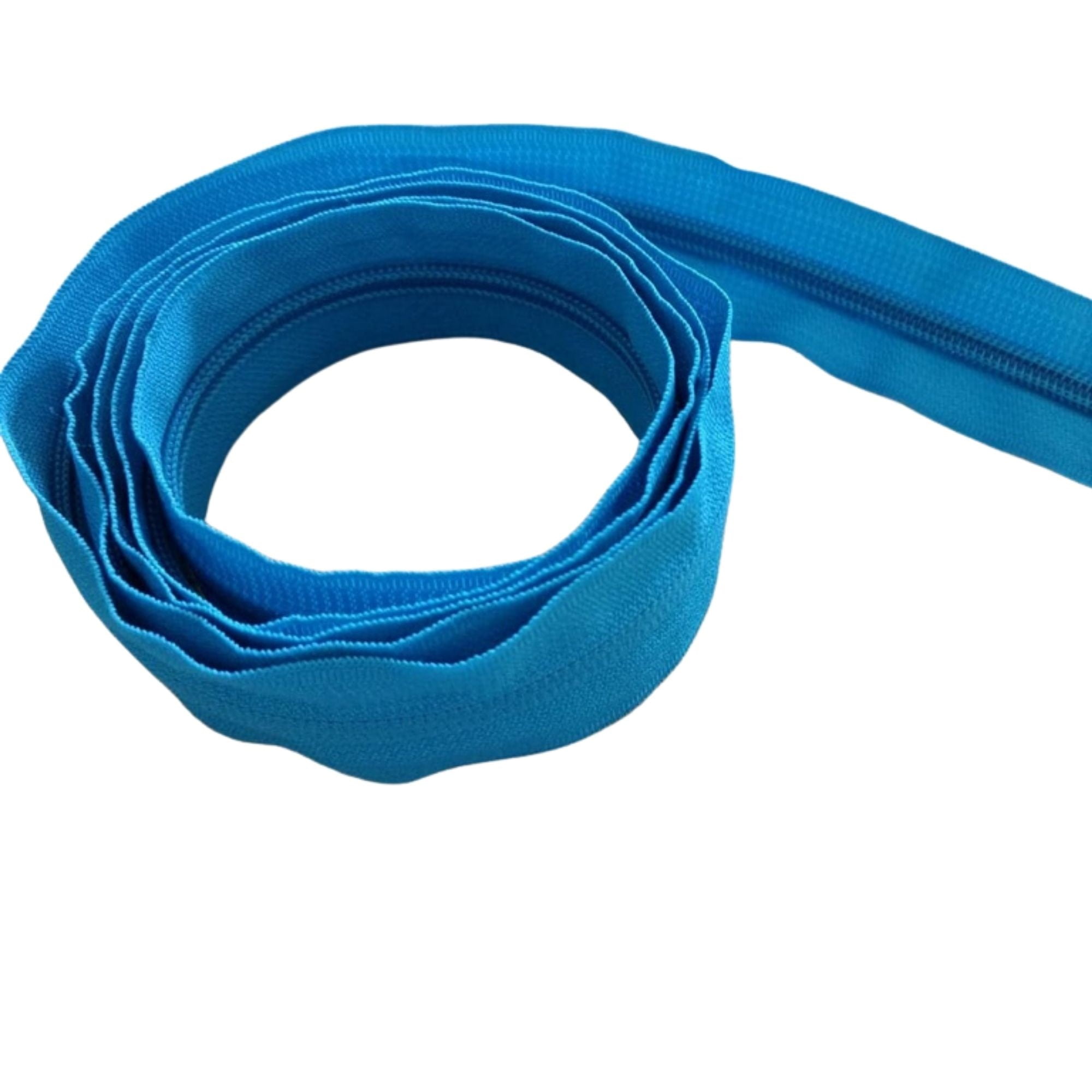 Zíper Grosso nº 5 (3 cm) - Azul Turquesa 